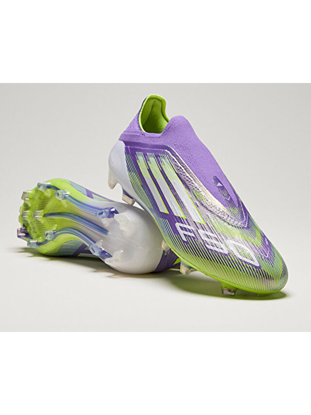 F50 Elite Ll Fg Erkek Çim Zemin Kramponu Jh7628 Mor-1