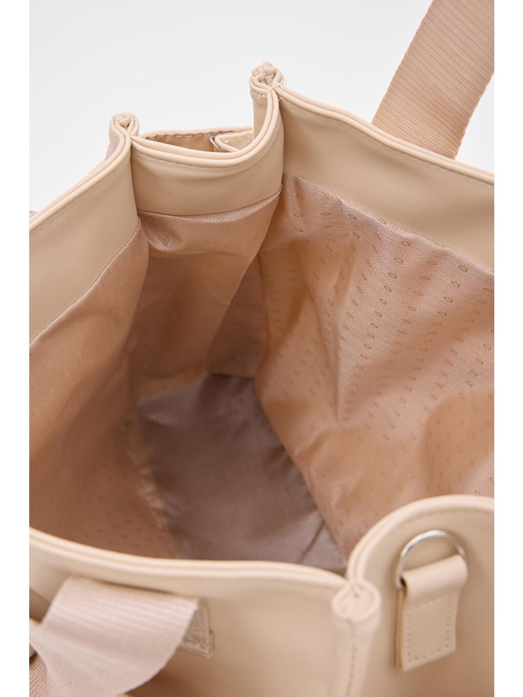 Milano Deri Evrak Çantası Bej-5