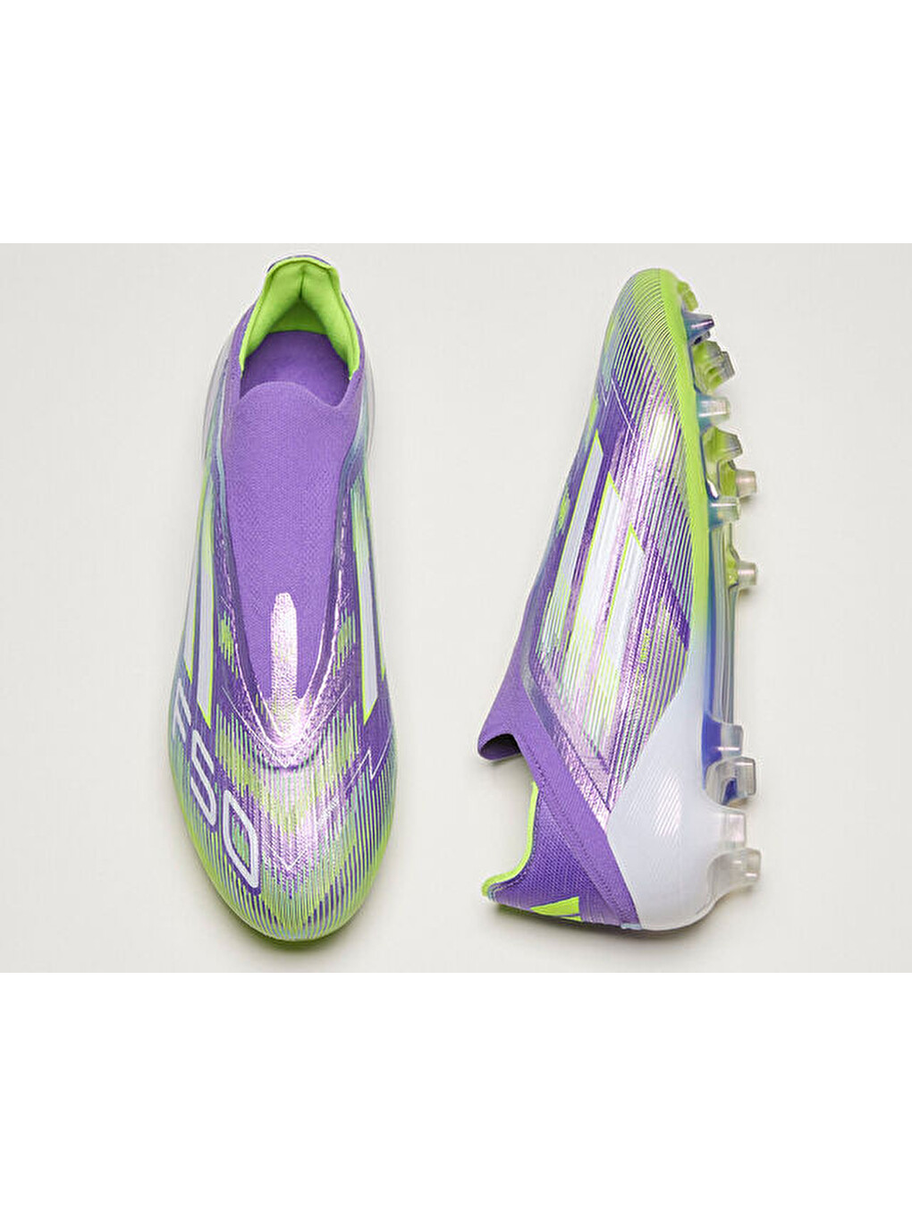 F50 Elite Ll Fg Erkek Çim Zemin Kramponu Jh7628 Mor-2