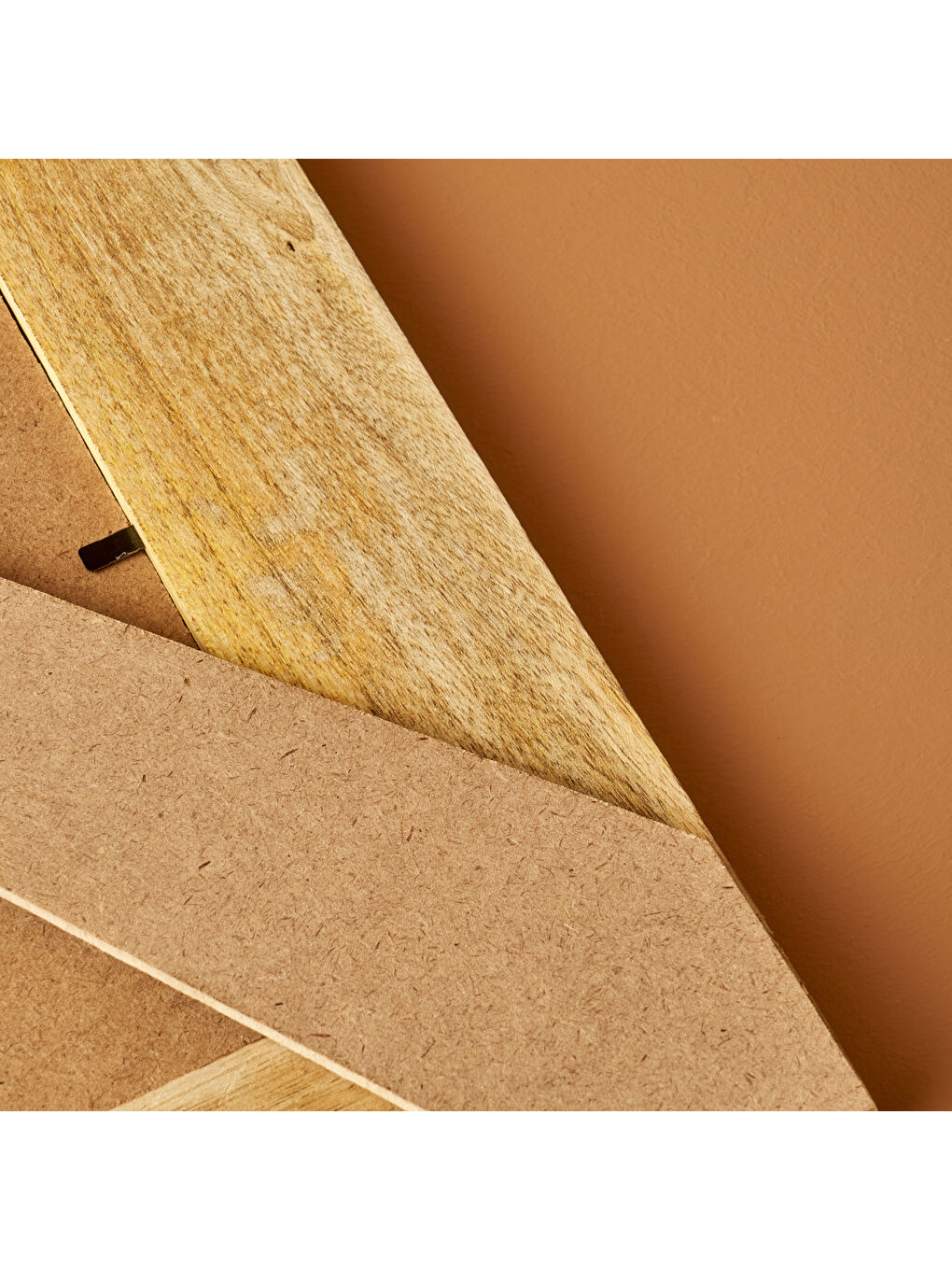 Bej Edna Mango Ağacı Dekoratif Çerçeve Naturel (20x2x25 cm)-2