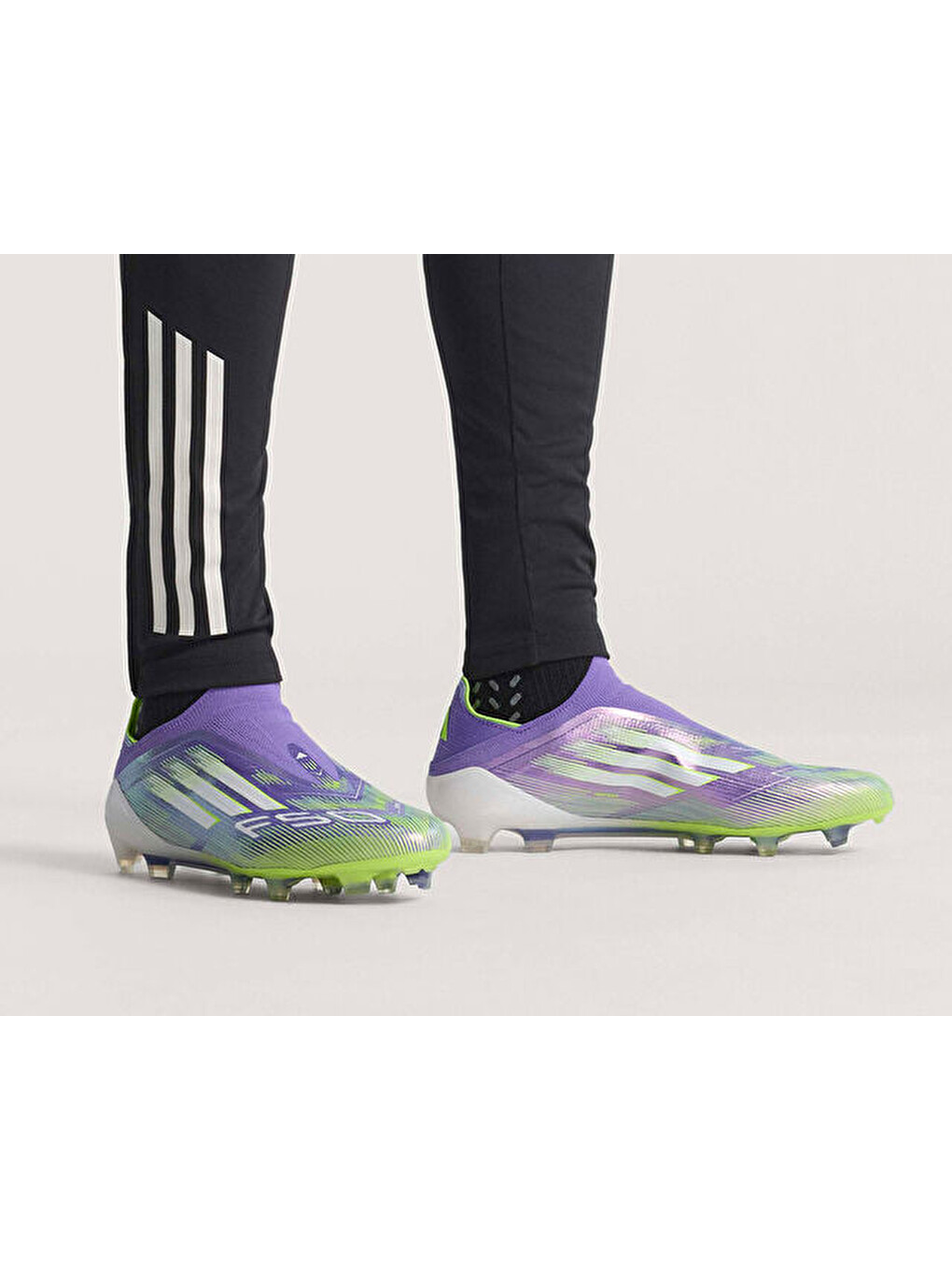 F50 Elite Ll Fg Erkek Çim Zemin Kramponu Jh7628 Mor-4