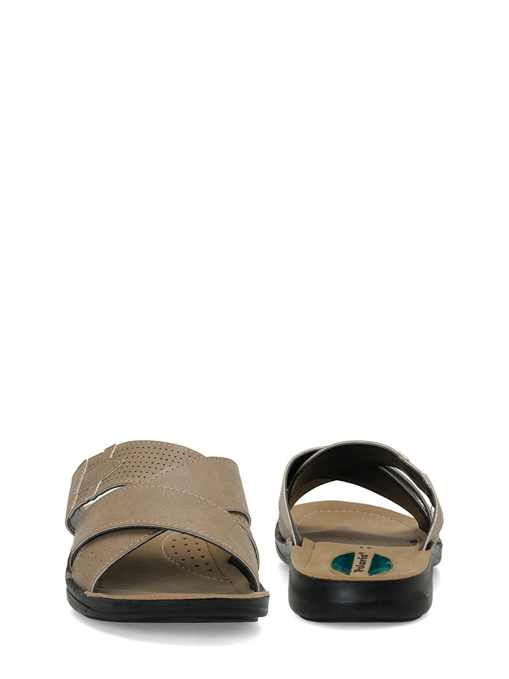 Bej 408002.M6FX Vizon Erkek Terlik-4