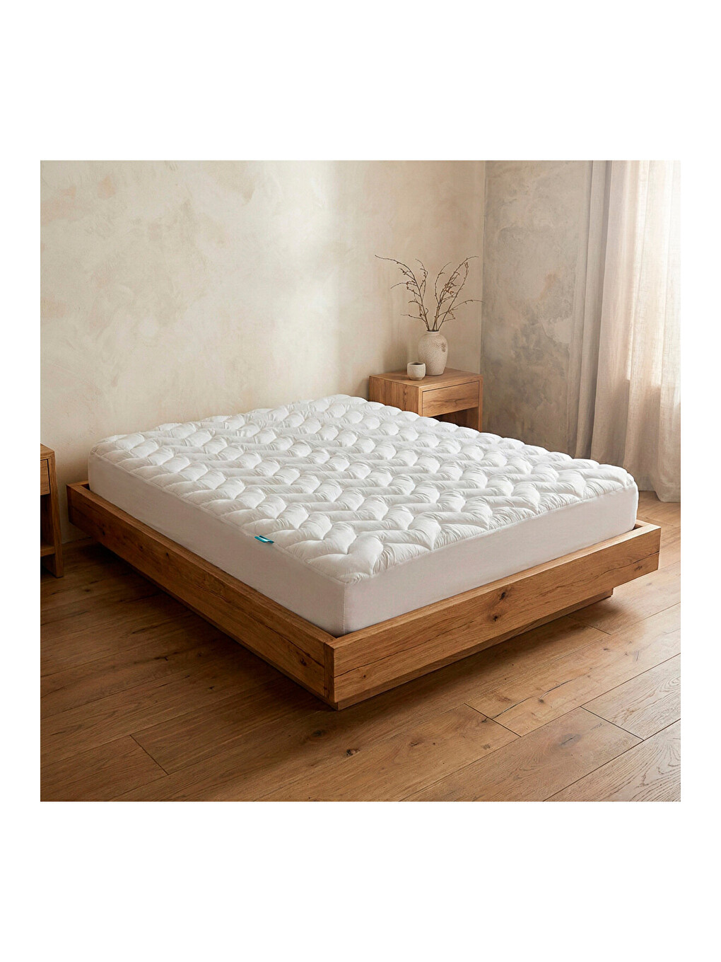 Beyaz Lovera Topper 120x200 + 30 cm