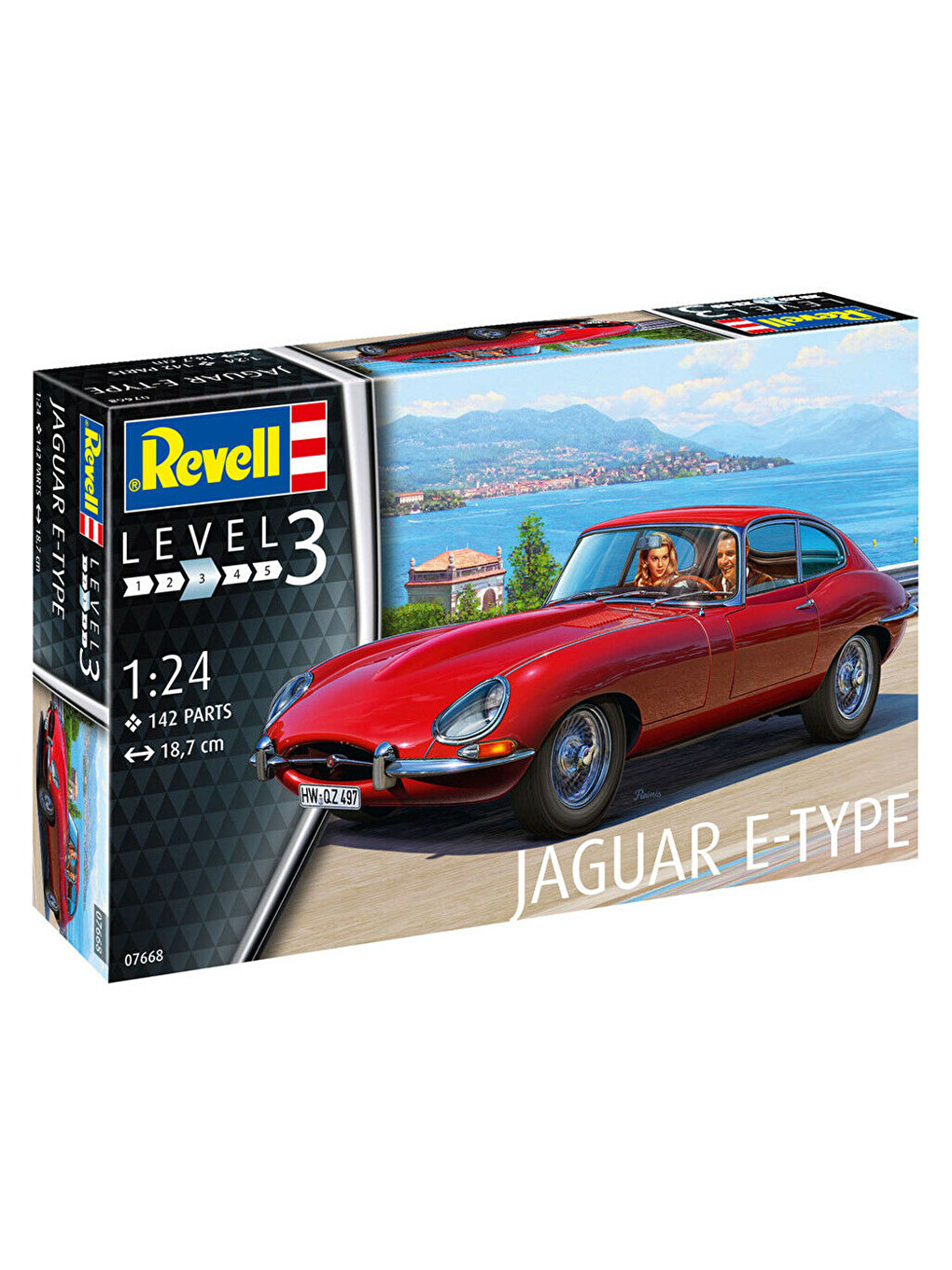 Maket Model Kit Jaguar E-Type 07668-1
