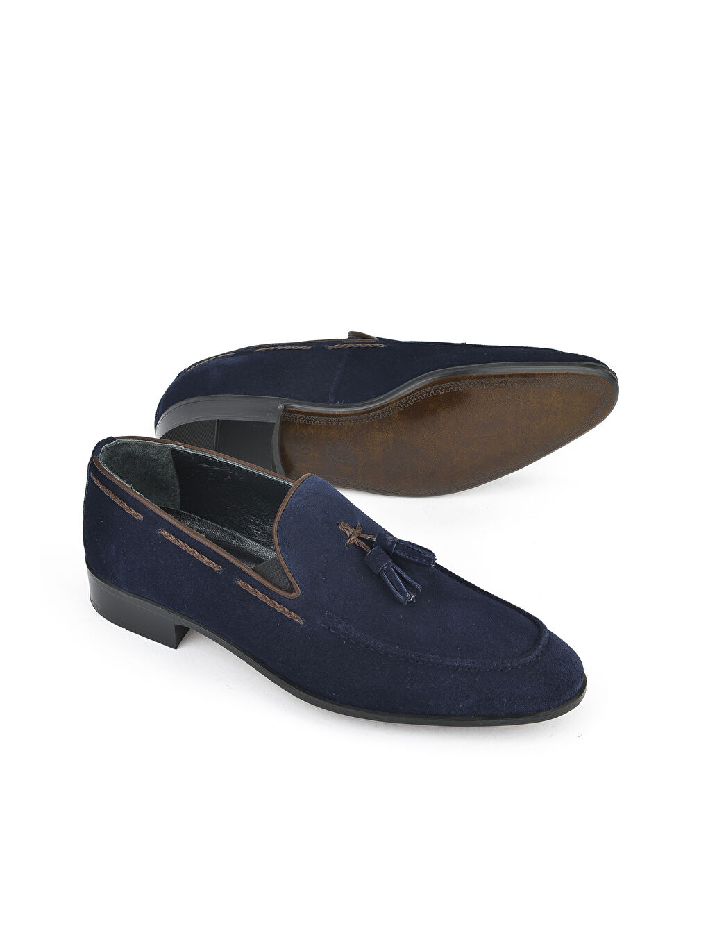 Erkek Hakiki Deri Klasik Ayakkabı 151985Z1001 Lacivert-3