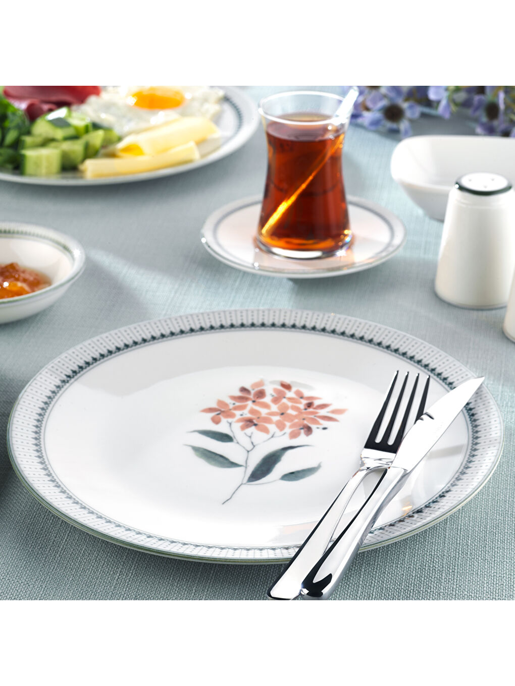 Suzzy Kahvaltı Takımı 32 Parça-Yeşil-2