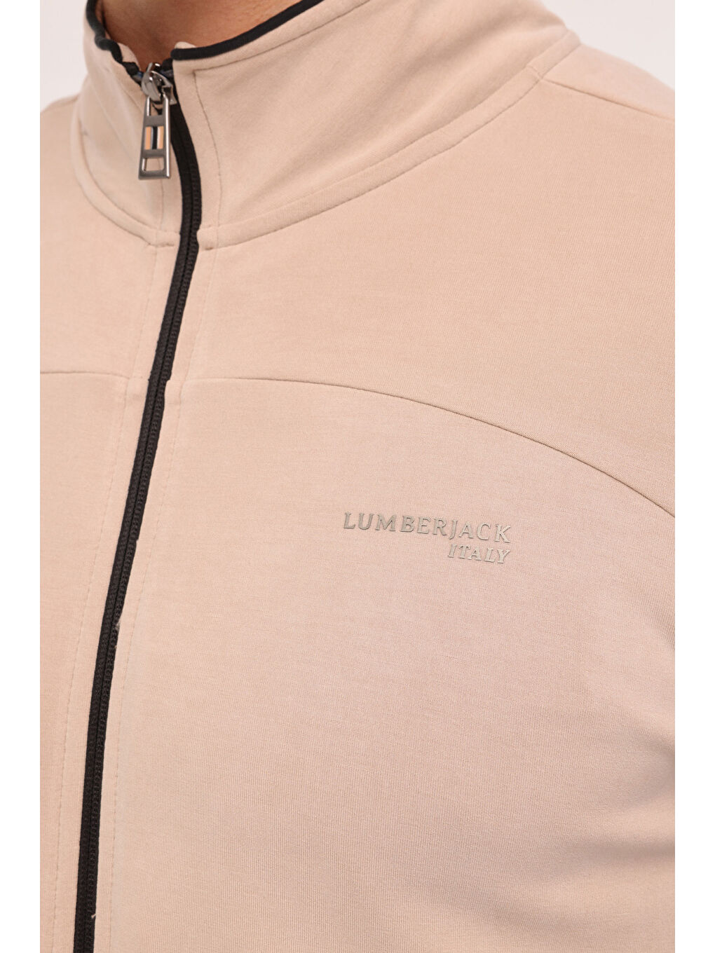 Bej ML BEI 22ITL1099 4PR Erkek Eşofman Üstü-3