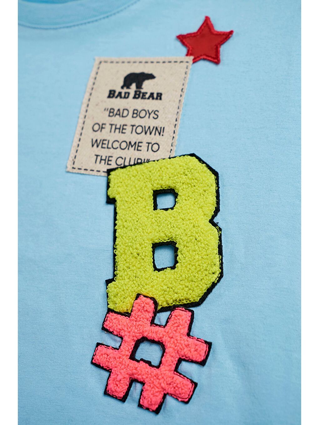 Lily Mavi Kız Çocuk Tişört-1