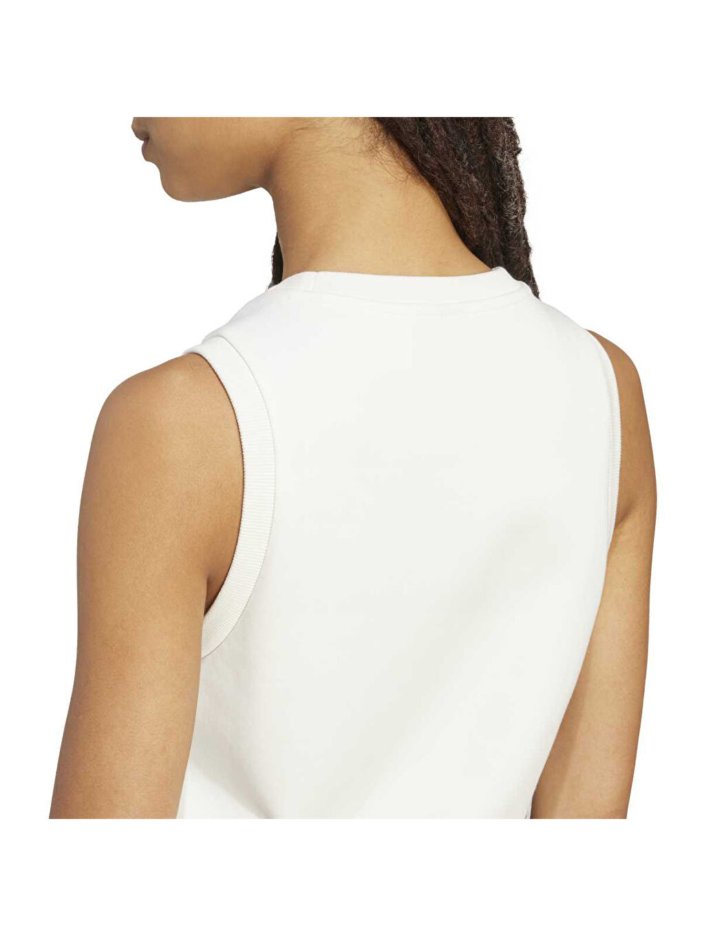 Soft Lux Kadın Beyaz Yuvarlak Yaka Atlet-2