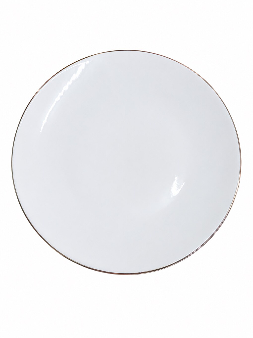 Karışık Porselen Chic Altın Yaldızlı Pasta Tabağı 20,50cm Tekli
