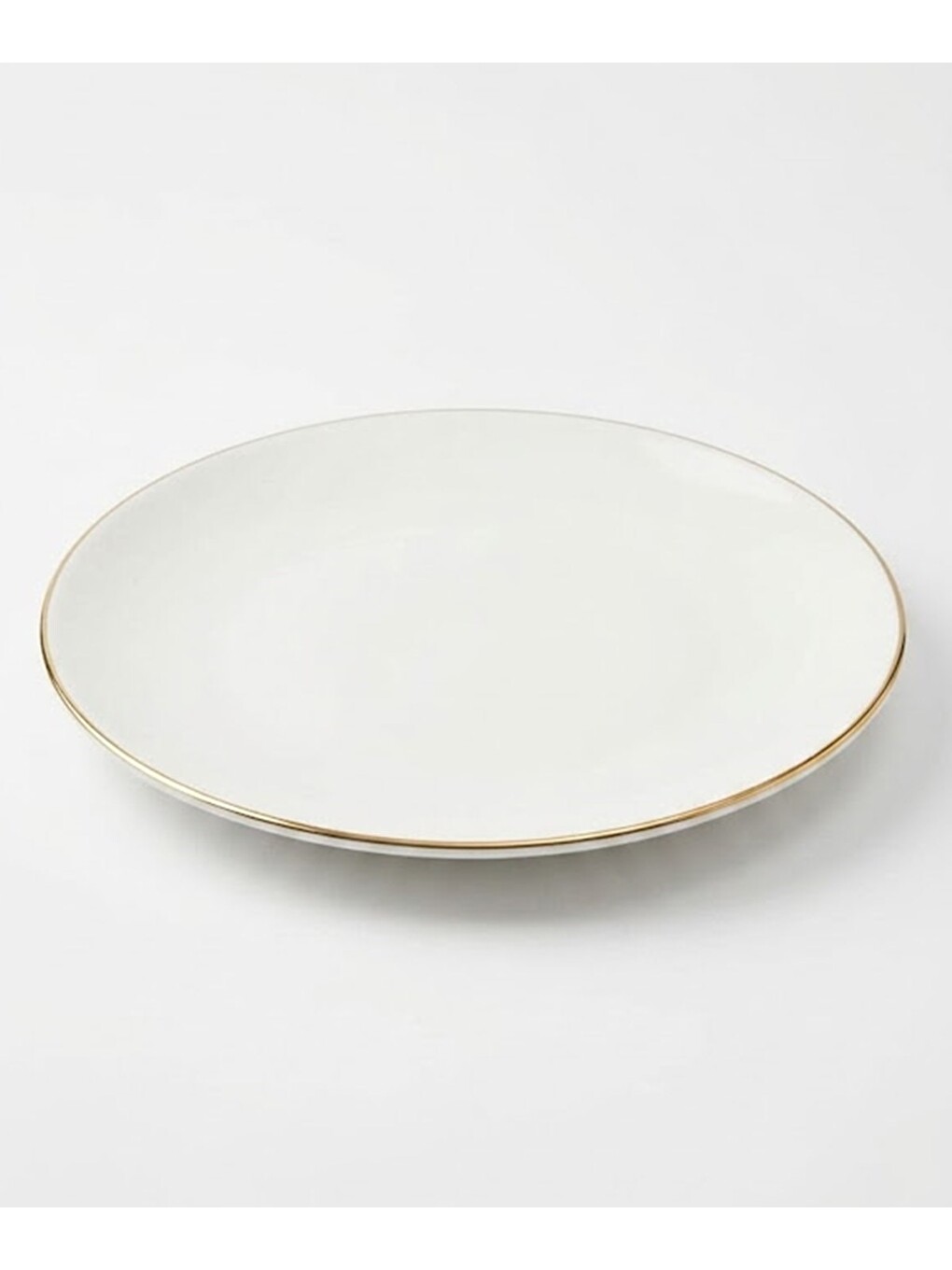 Karışık Porselen Chic Altın Yaldızlı Pasta Tabağı 20,50cm Tekli-1