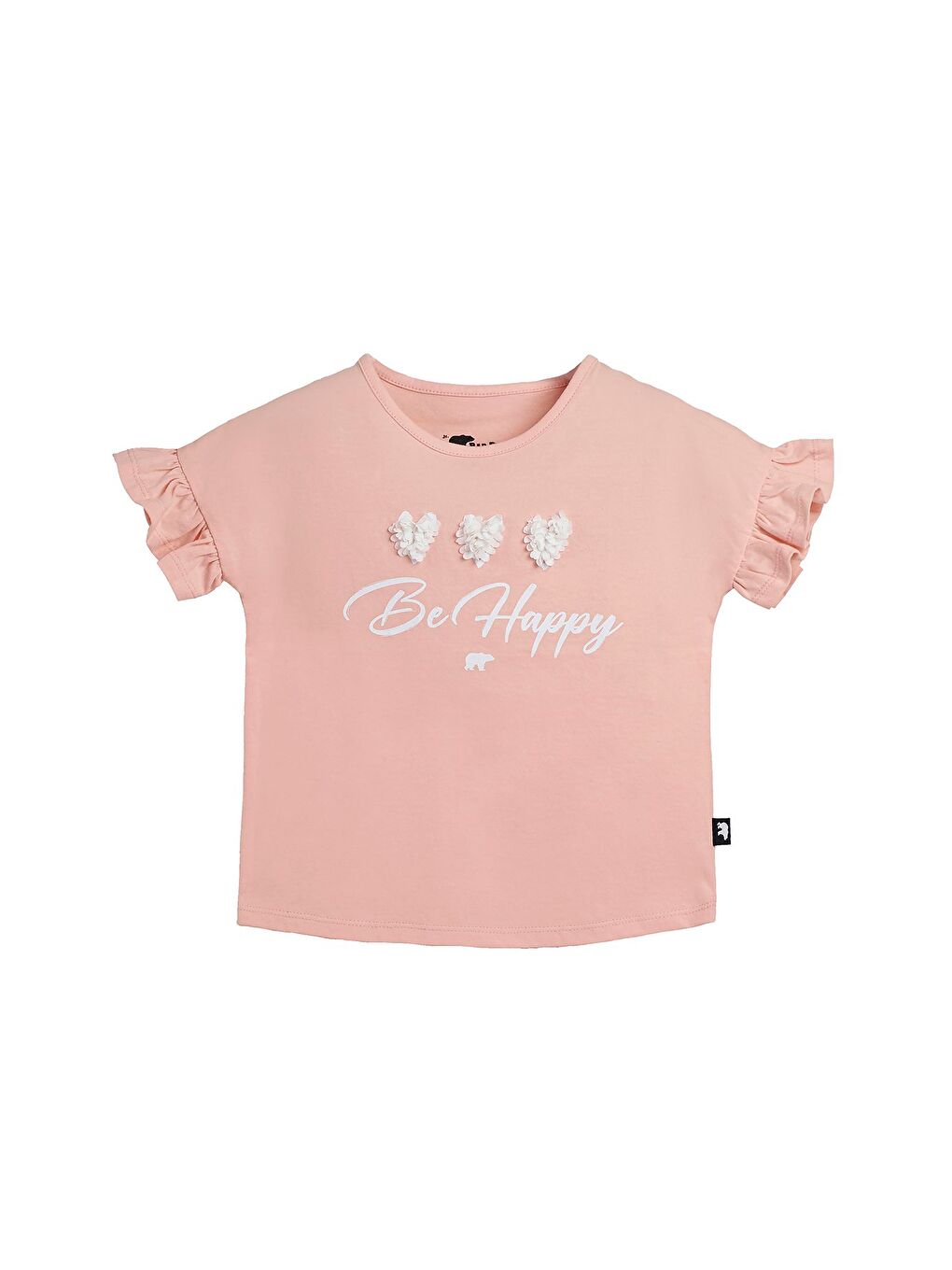 Pixie Pembe Baskılı Kız Çocuk Tişört