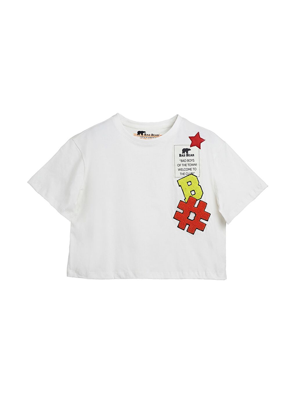 Lily Beyaz Kız Çocuk Tişört