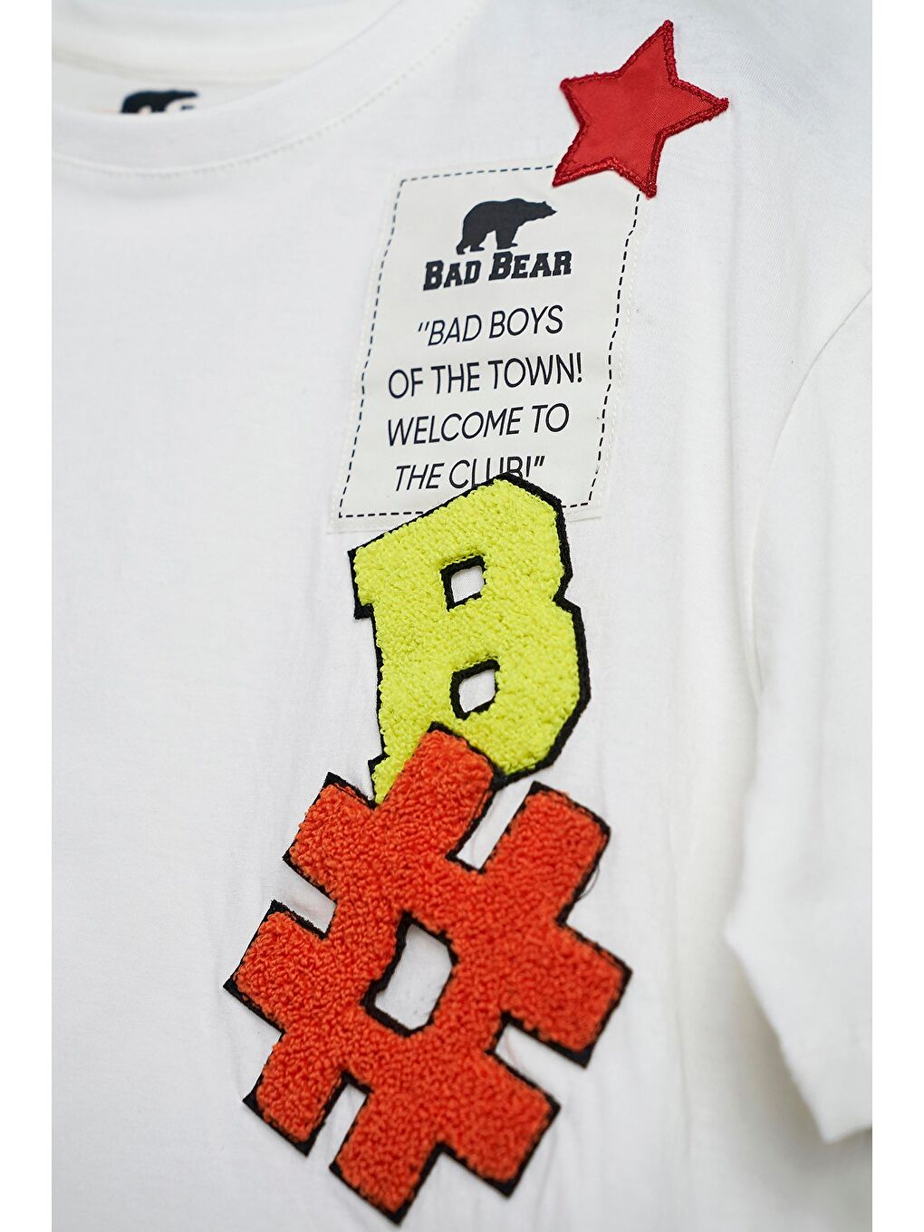 Lily Beyaz Kız Çocuk Tişört-1