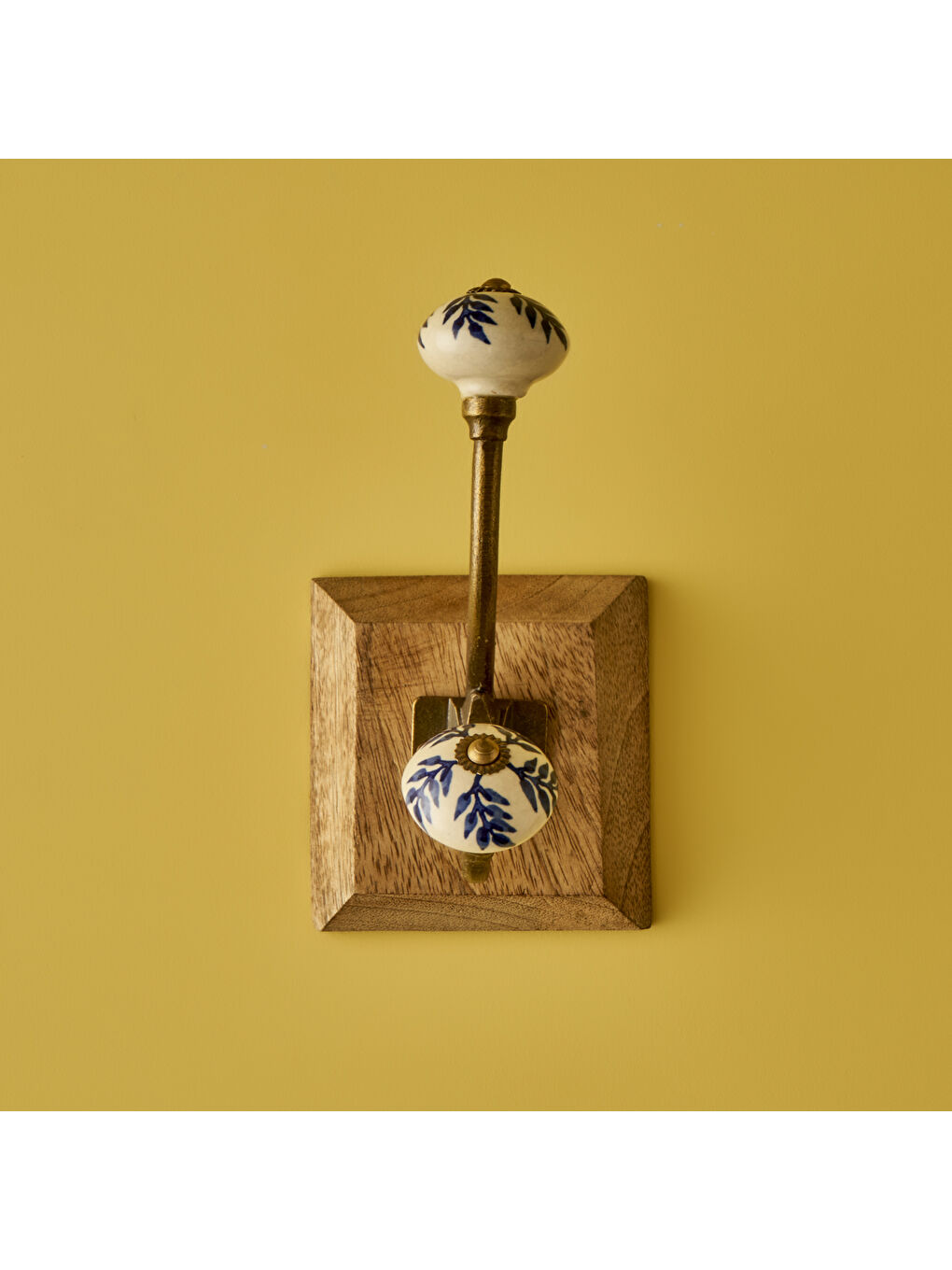 Valor Mango Ağacı Duvar Askılığı Mavi (10x11,5x16 cm)