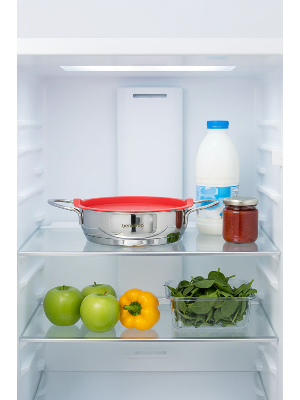 Gri Pera 4 Parça Pişir Sakla Tencere Seti-3