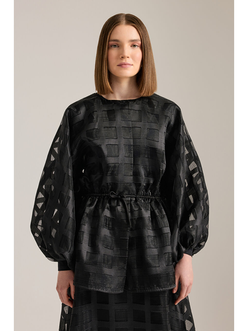 Siyah Organze Ceket-2