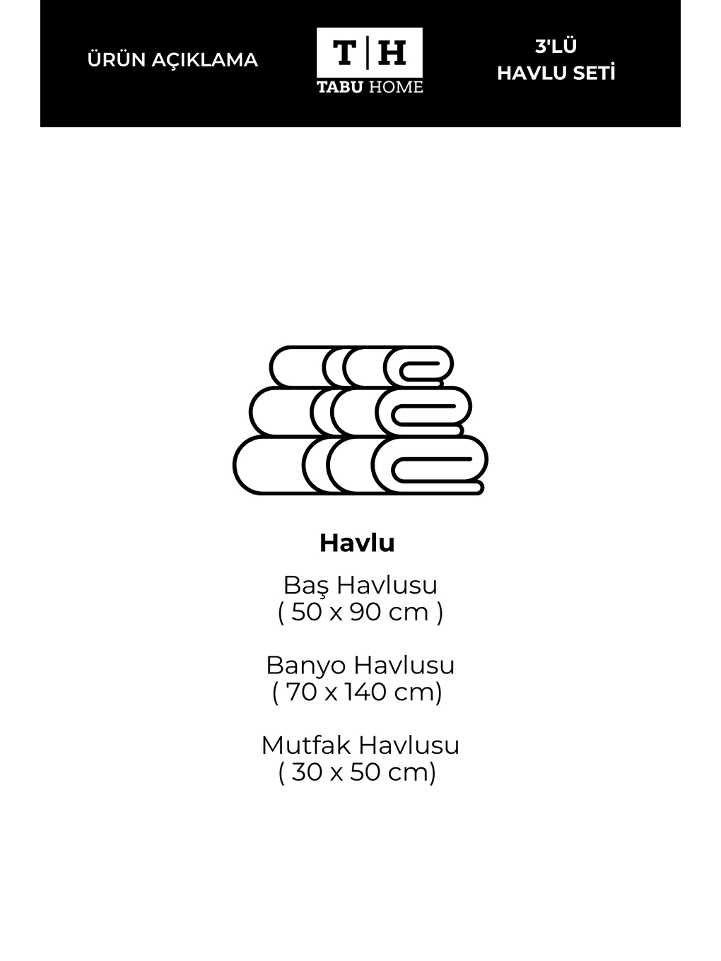 Gri Ezgi 3'lü Havlu Seti-1