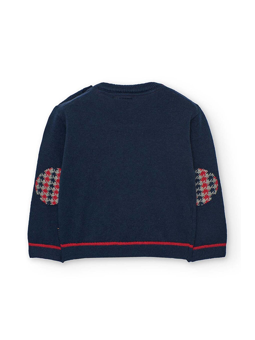 Lacivert Erkek Çocuk Desenli Kazak-1