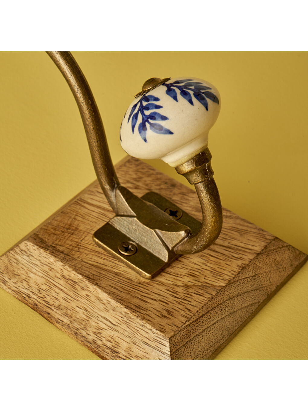 Valor Mango Ağacı Duvar Askılığı Mavi (10x11,5x16 cm)-1