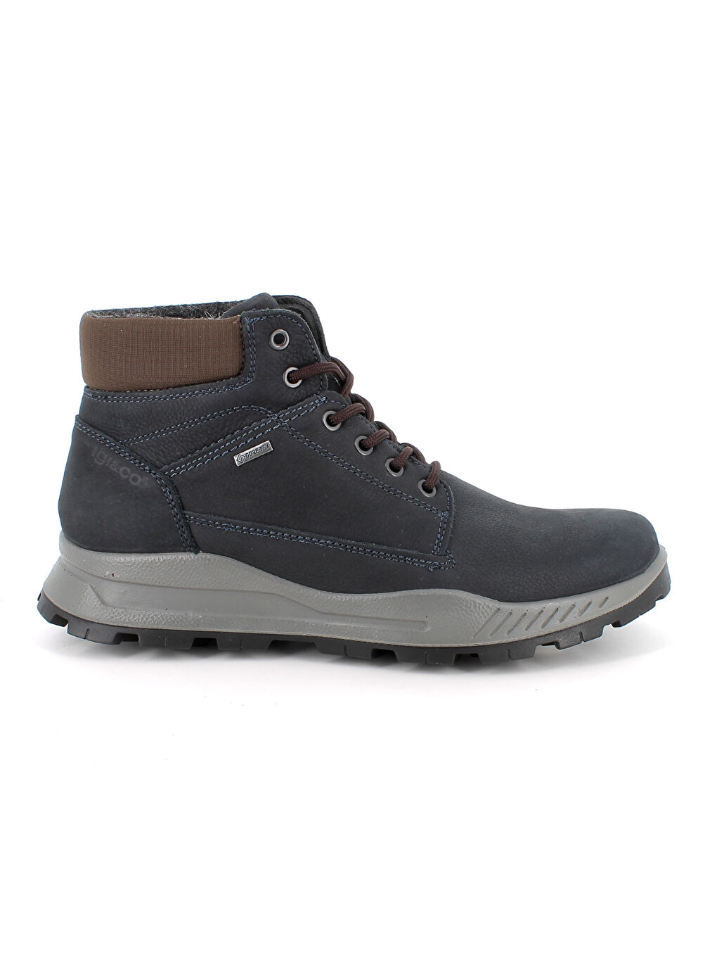 Lacivert Erkek Bot 8629744 NABUK GUM LANA GORETEX Blu Scuro