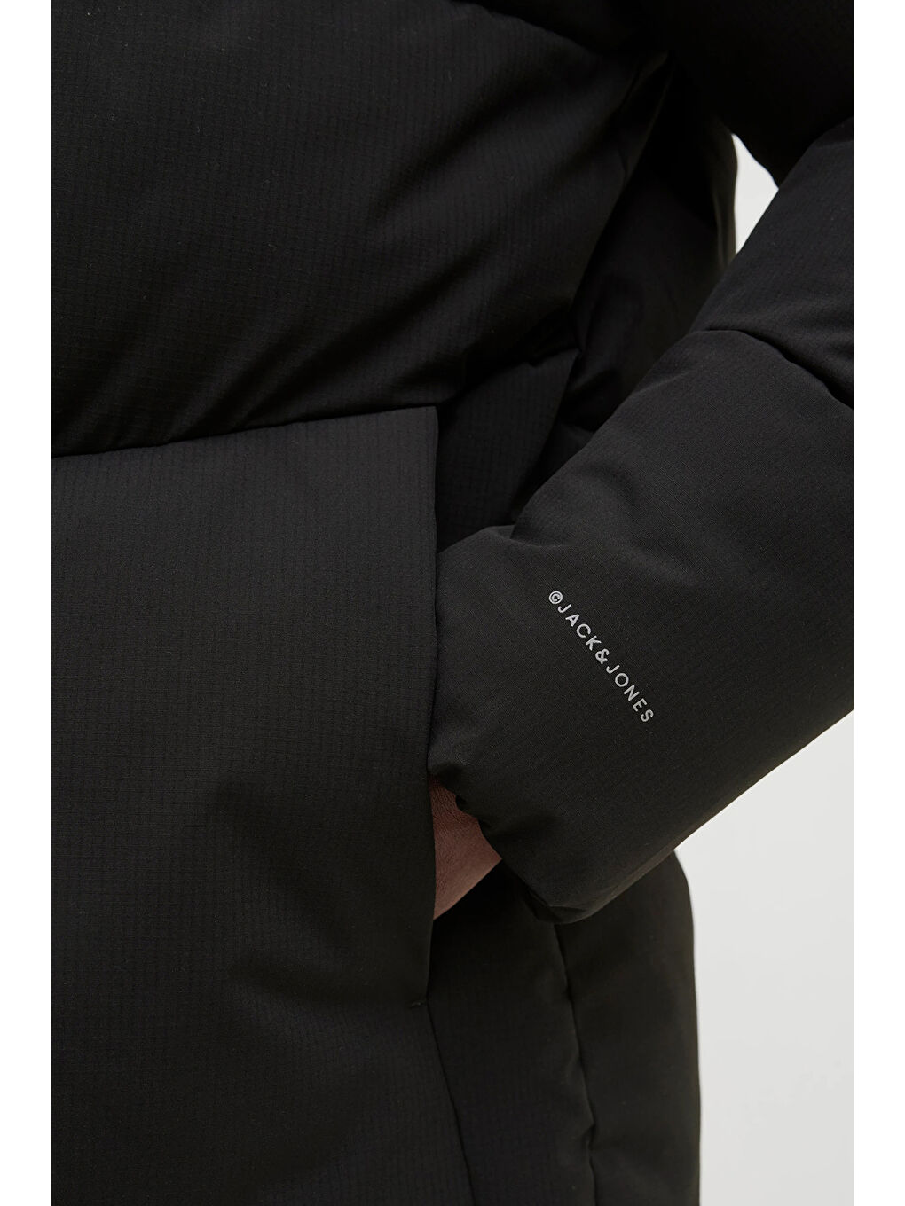 Siyah Jjglobal Regular Fit Kapüşonlu Şişme Mont 12283517-5