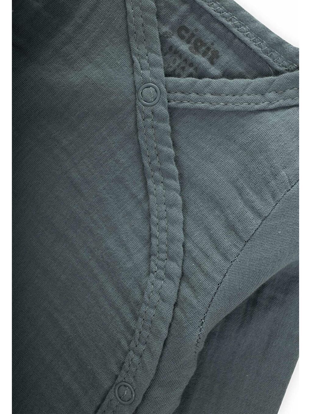 Organik Hastane Çıkışı Bebek Takımı 0-3 Ay Haki Yeşil-2