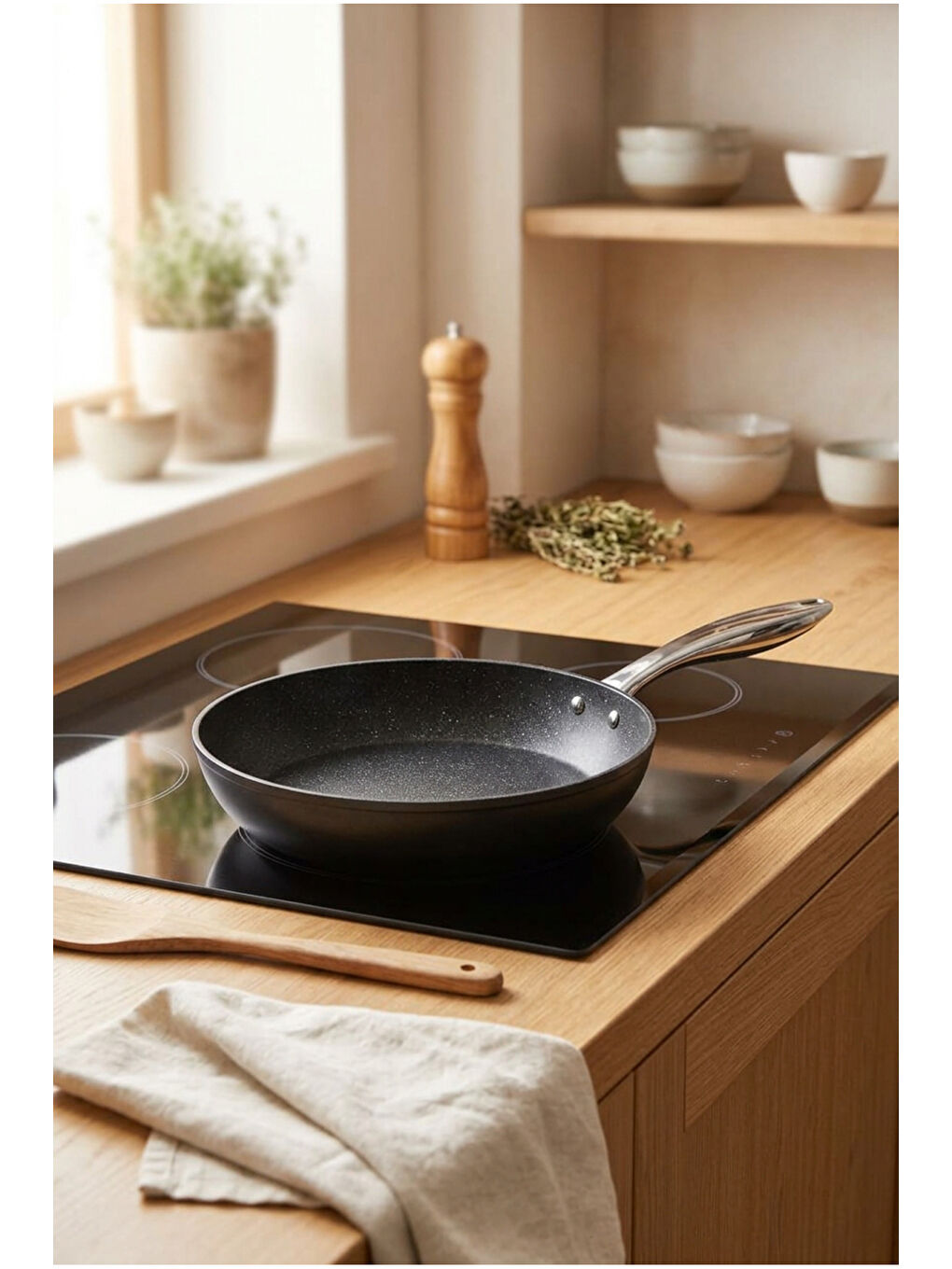 Chef Line Granit Tava Siyah 26cm-3