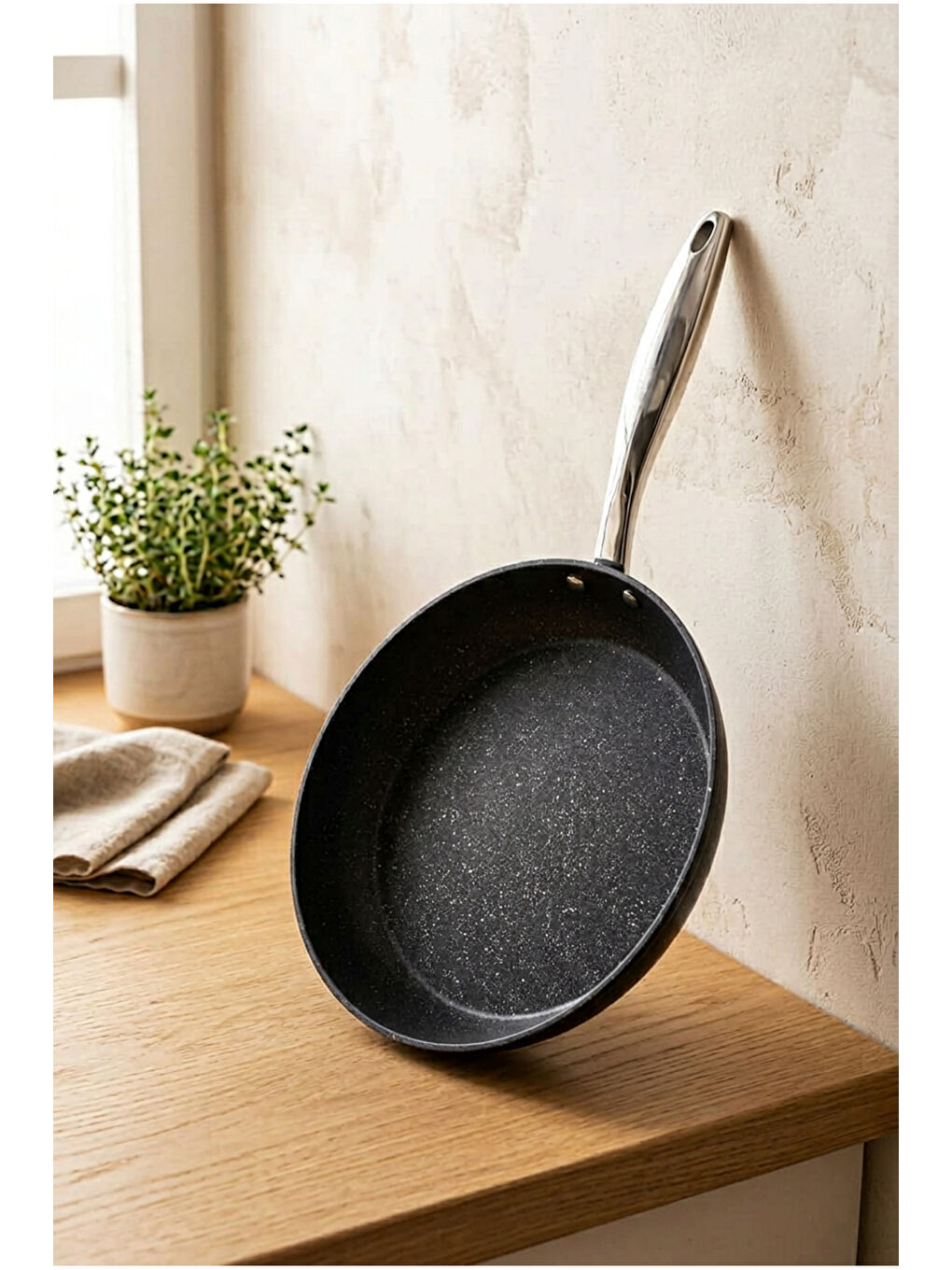 Chef Line Granit Tava Siyah 26cm-4