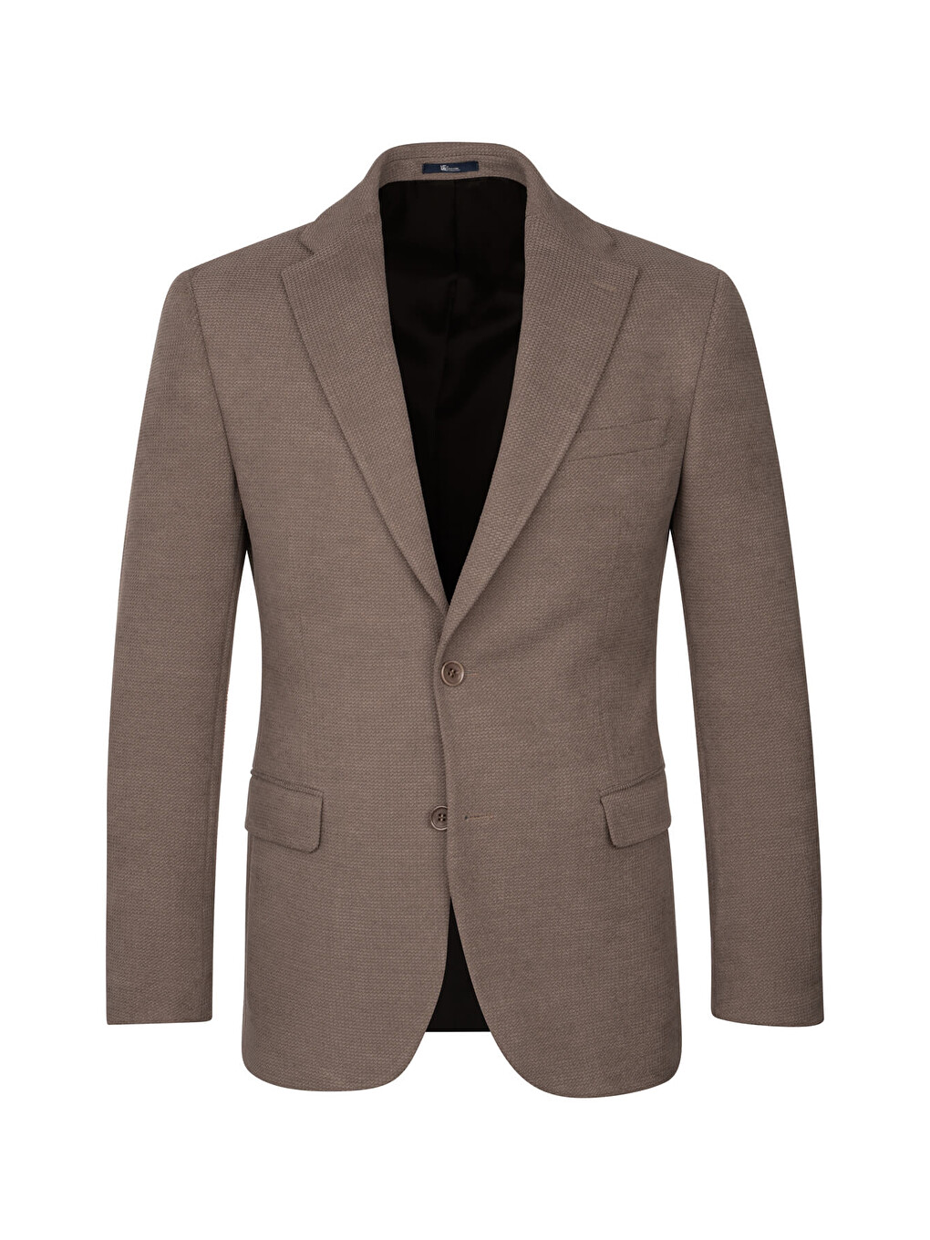 Kahverengi Comfort Fit Mono Yaka Klasik Ceket