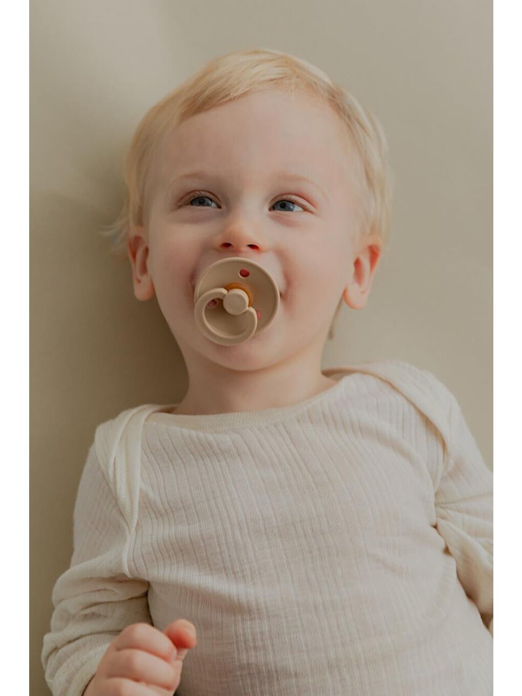 Colour İkili Kauçuk Emzik- Vanilla/Blush 0-6 Ay-1