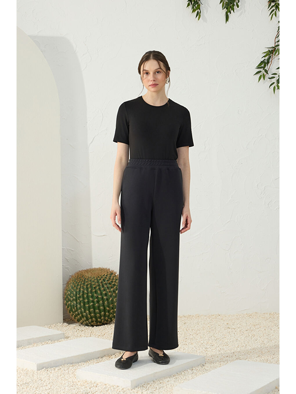 Siyah Modal Pantolon-1