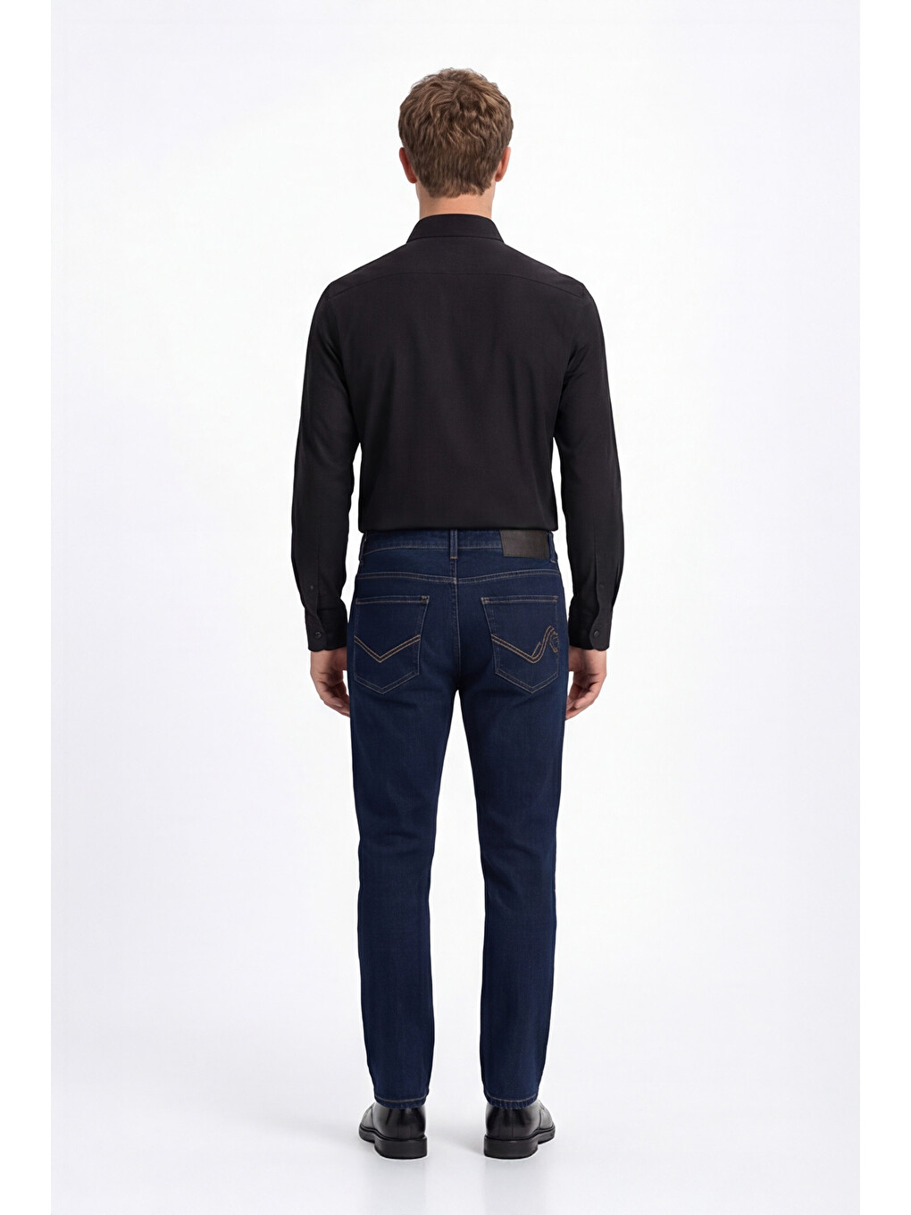 5 Cep Erkek Denim Jean Pantolon Lacivert-3