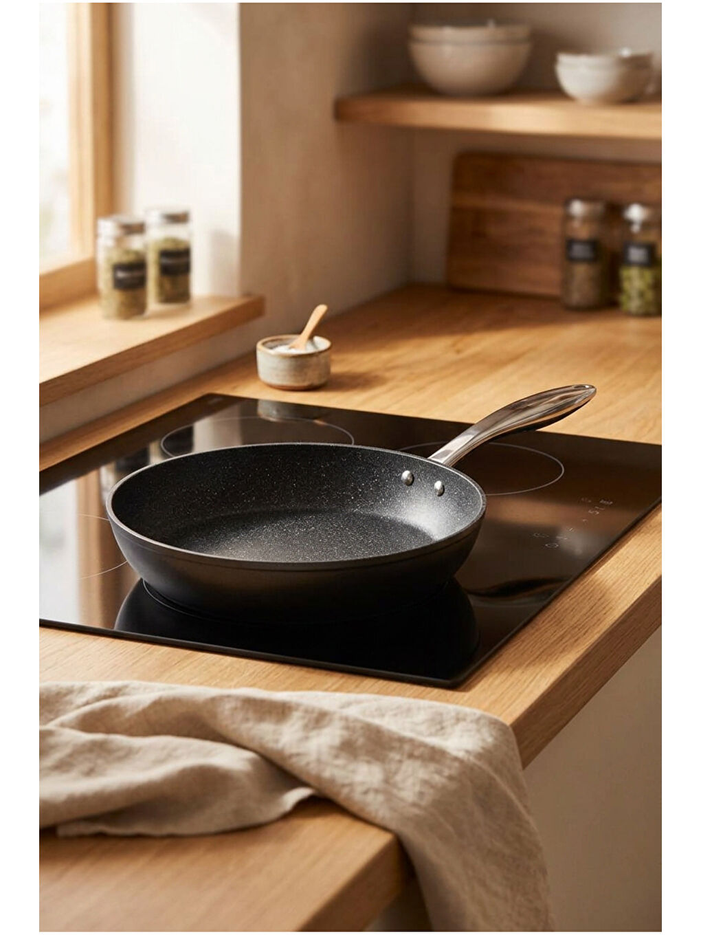 Chef Line Granit Tava Siyah 28cm-4