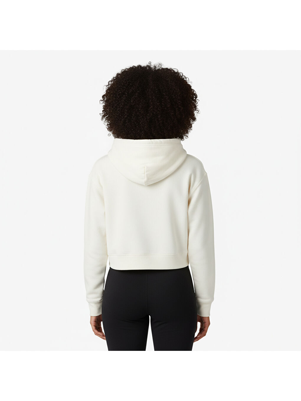 Chuck Taylor Boxy Kadın Ekru Kapüşonlu Sweatshirt-1