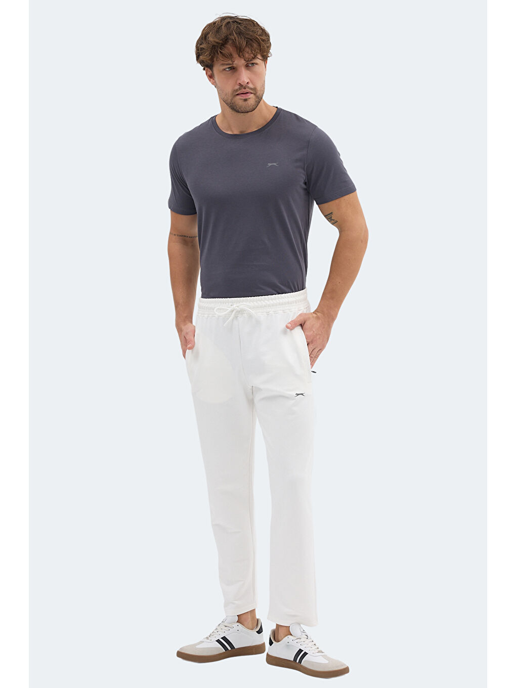 Ekru IMPRINT I Erkek Krem Eşofman Altı-1