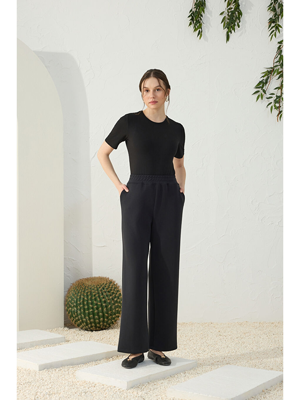 Siyah Modal Pantolon-2