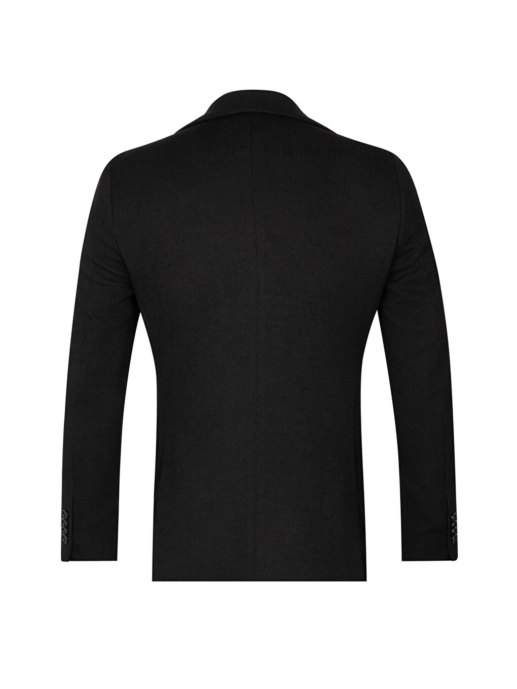 Siyah Comfort Fit Mono Yaka Klasik Ceket-1