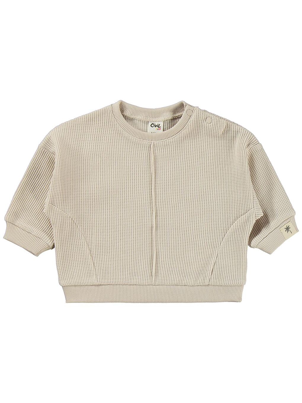 Baby Etiketli 6-18 Ay Takım - Bej-1