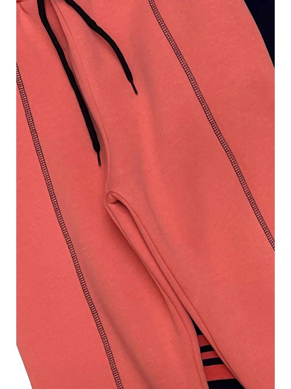 Kahverengi Kız Çocuk Kapüşonlu Papatya Nakışlı Taş Süslemeli 3 İplik Alt- Üst Takım 12323-4