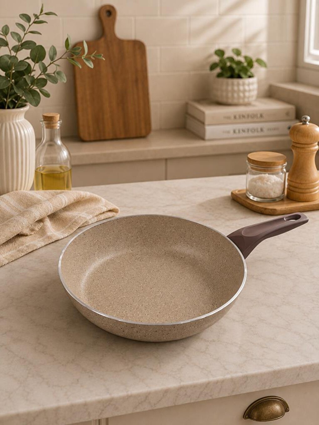 Bej Çetcook 22 Cm Ezme Tava