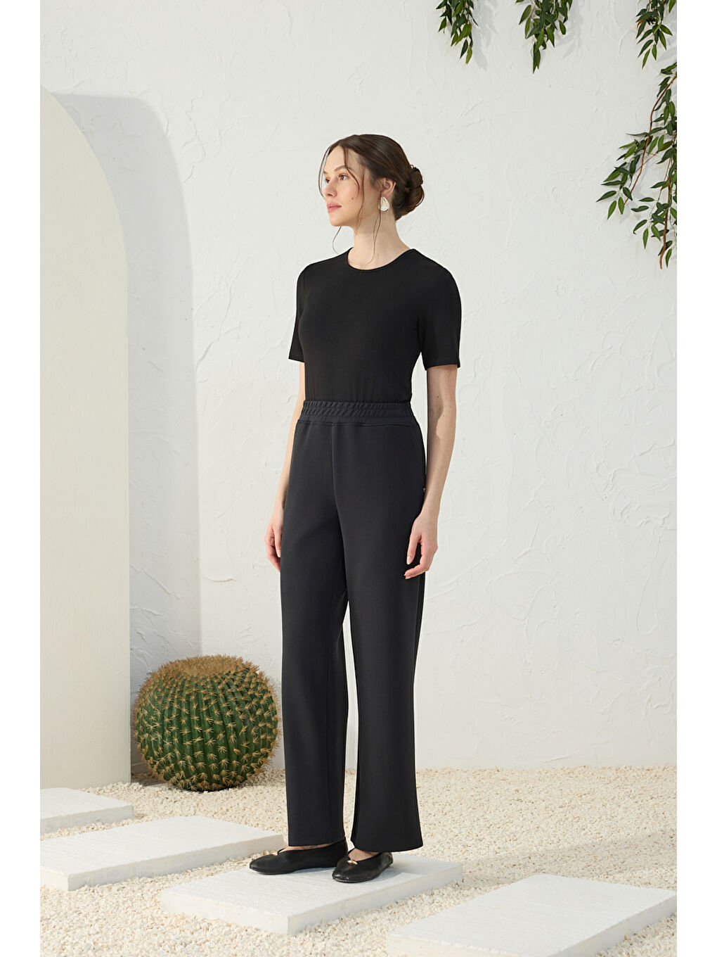 Siyah Modal Pantolon-3