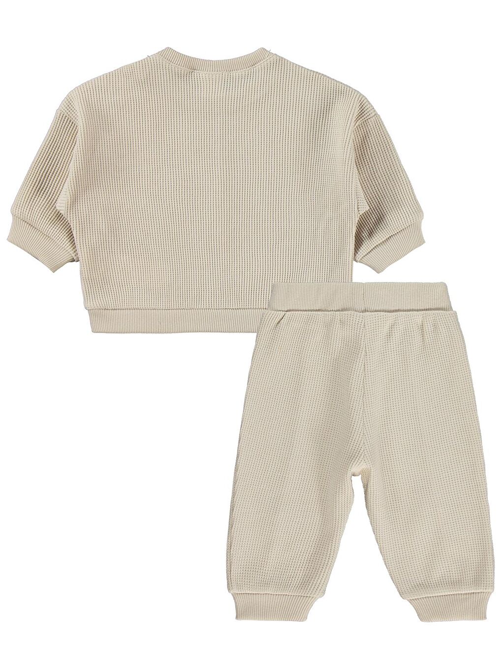 Baby Etiketli 6-18 Ay Takım - Bej-2