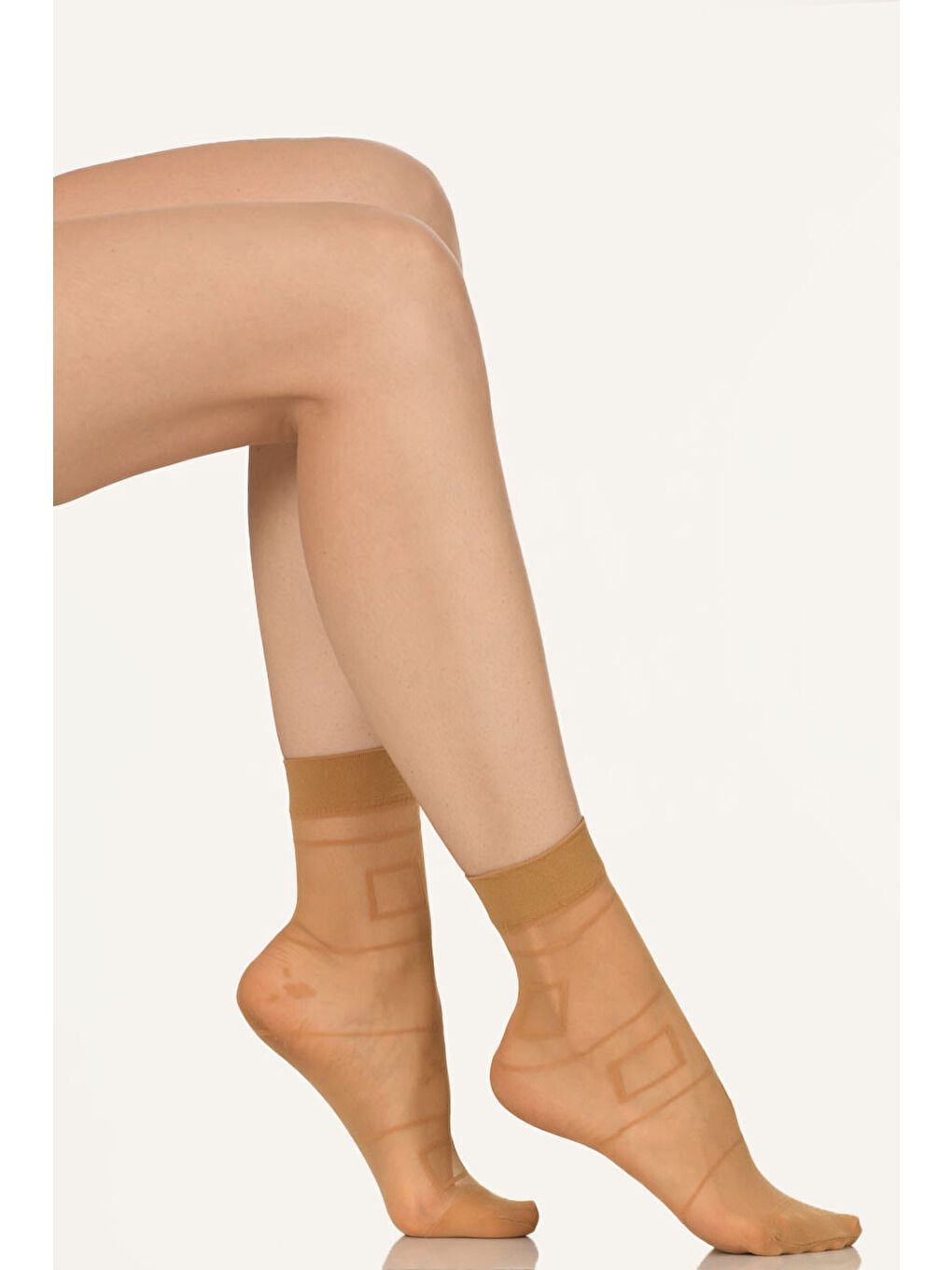 Bej Ten Rengi Suzanna Soket Çorap