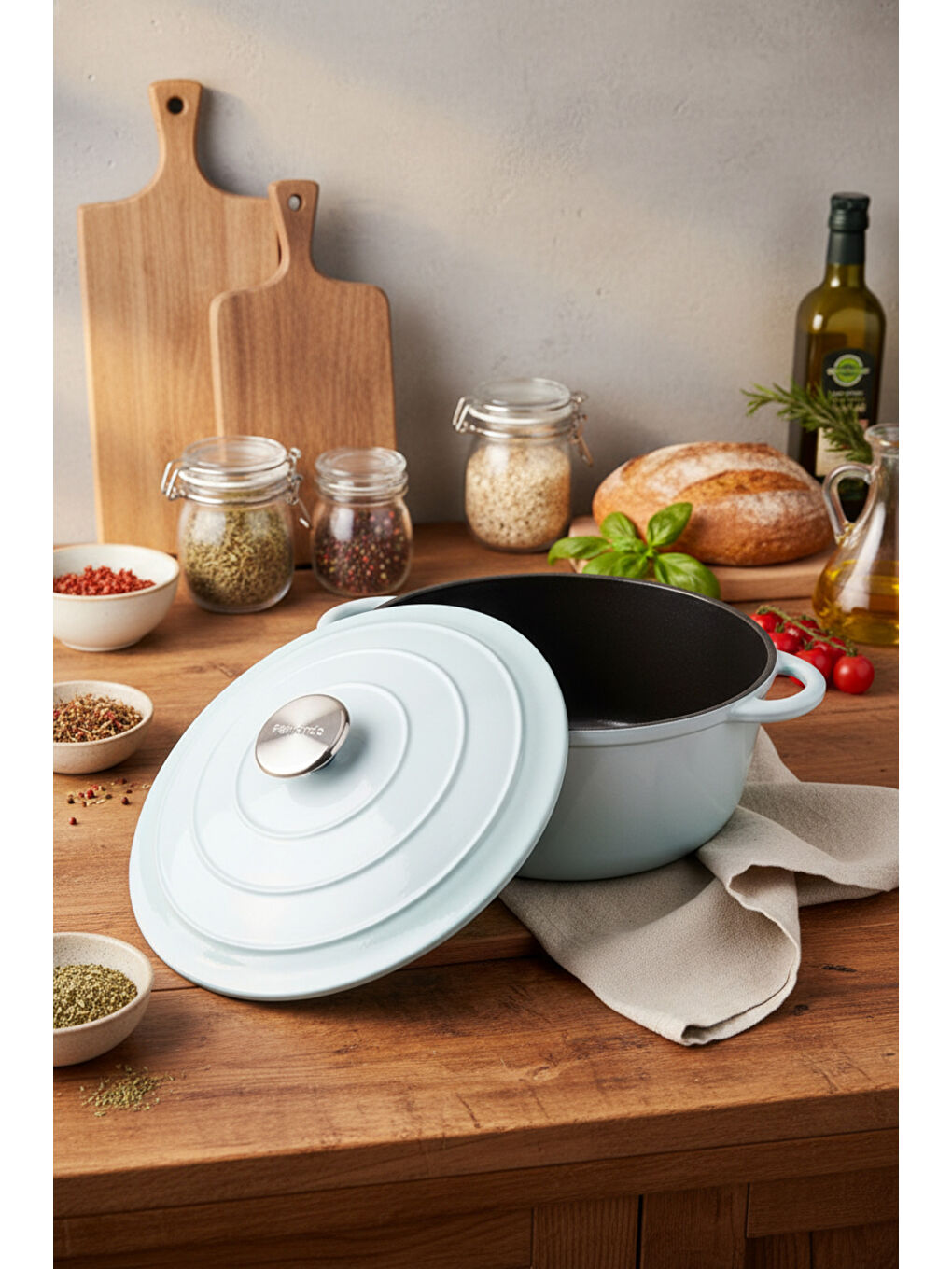 Intensa Döküm Tencere Yeşil 28cm-4