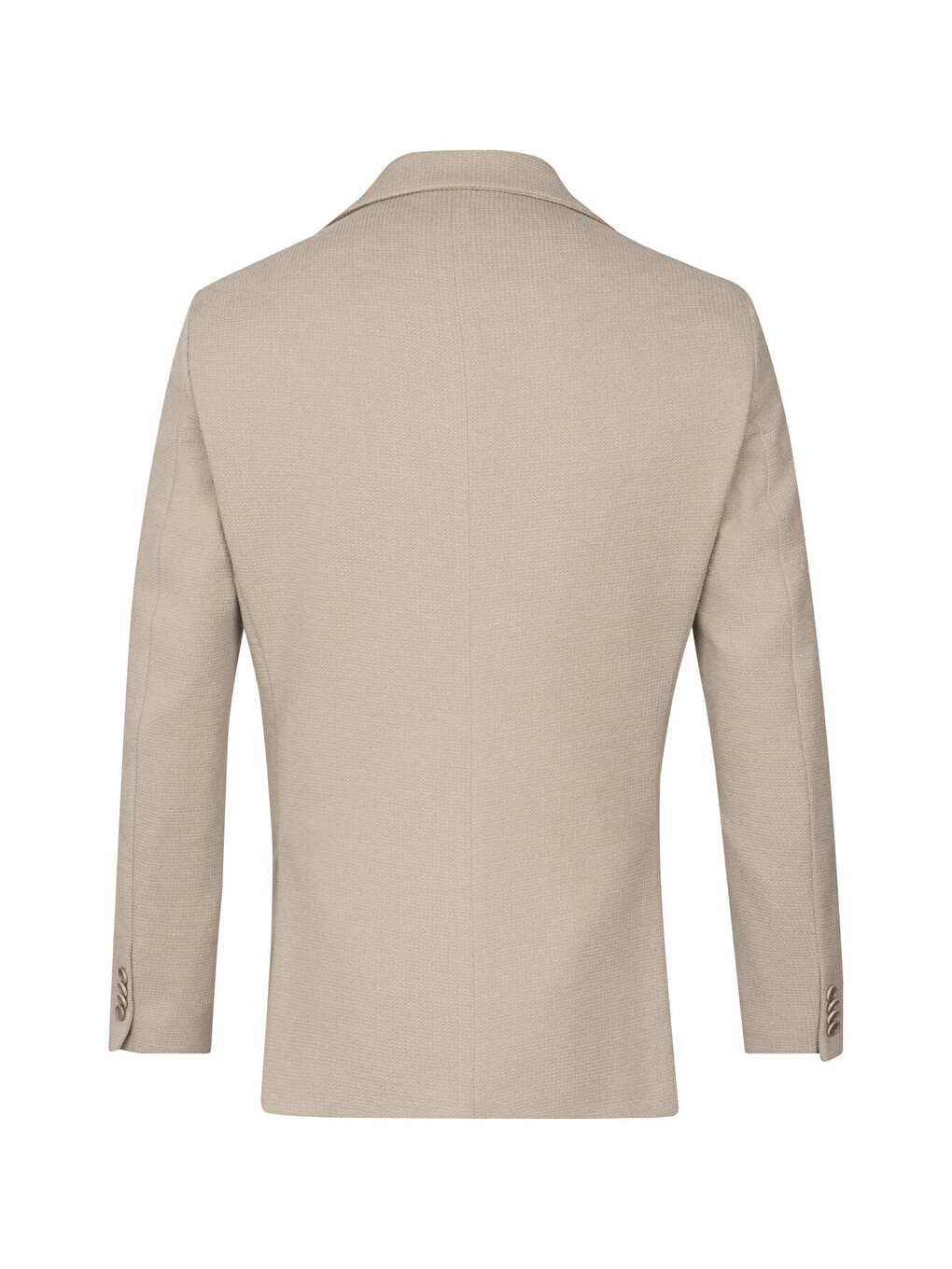 Bej Vizon Comfort Fit Mono Yaka Klasik Ceket-1