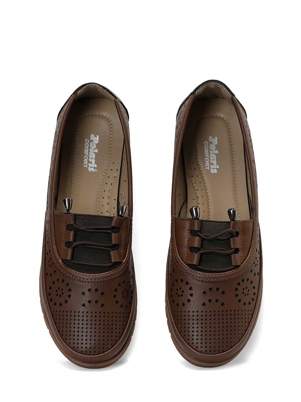 Kahverengi 164062.Z6FX Taba Kadın Düz Ayakkabı-3