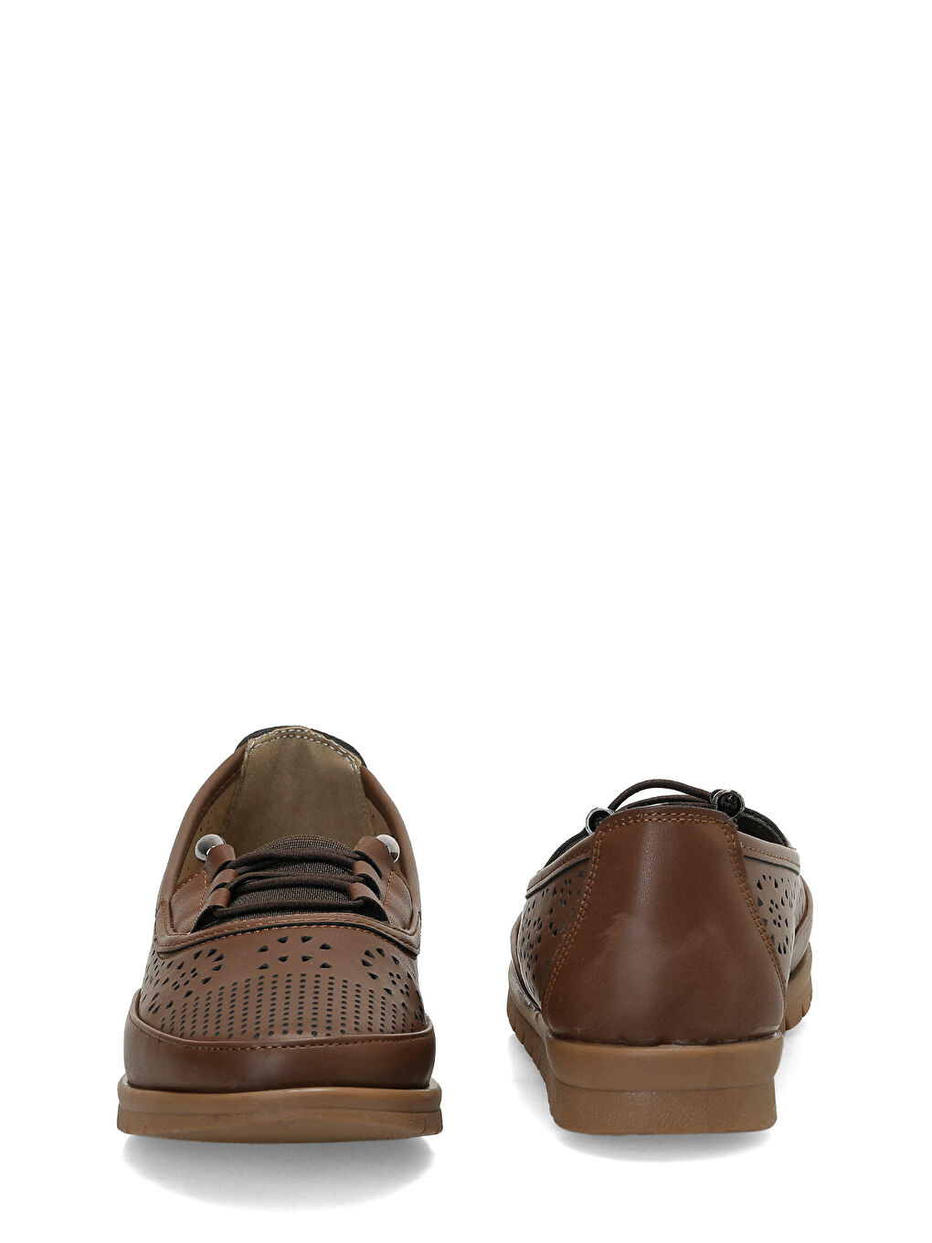 Kahverengi 164062.Z6FX Taba Kadın Düz Ayakkabı-4