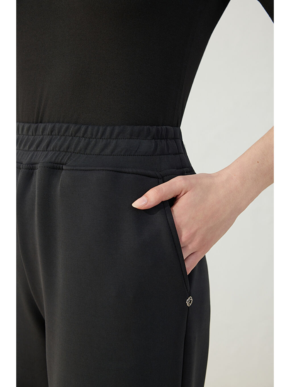Siyah Modal Pantolon-5