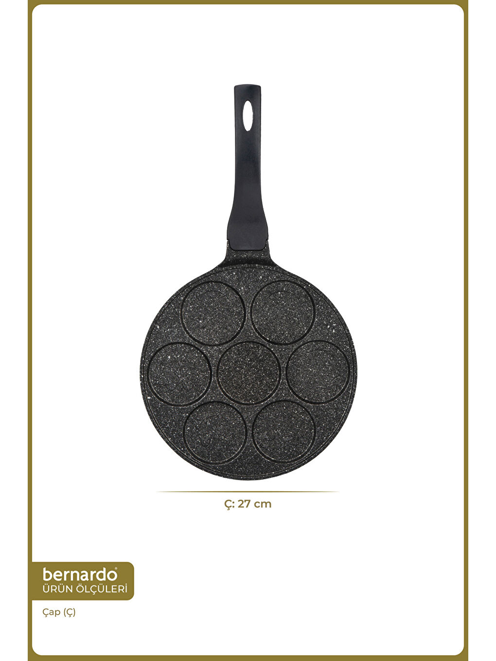 Siyah Puffy Pankek Tavası-2